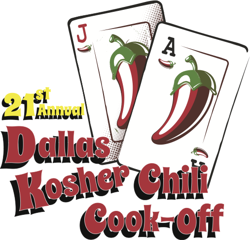dallas kosher chili cook-off logo.